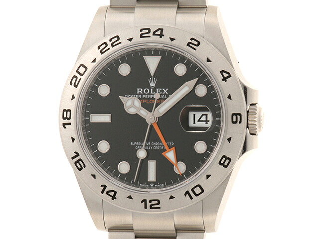 ROLEX ロレックス エクスプローラーII 226570 腕時計 ウォッチ SS ステンレススチール 2023年 自動巻き ブラック文字盤 メンズ【中古】460|質屋 大黒屋