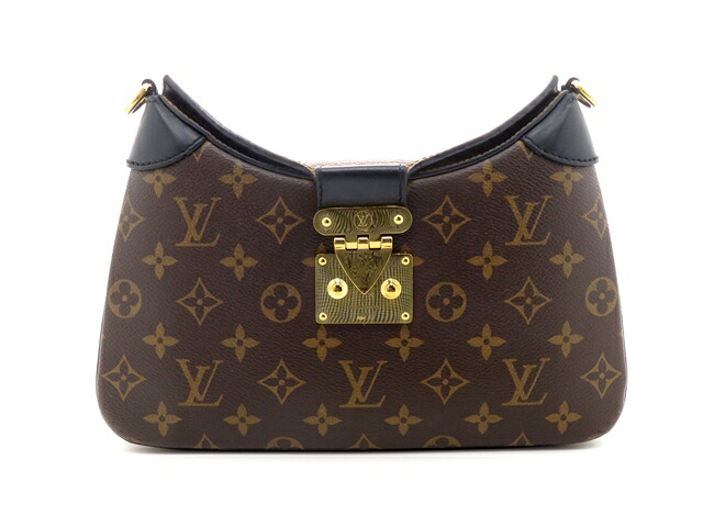 LOUIS VUITTON ルイ・ヴィトン 御徒面子 LVトゥイニー モノグラム/モノグラム・リバース M46659 ショルダーバッグ モノグラム帆布 赤銅色【中古】437