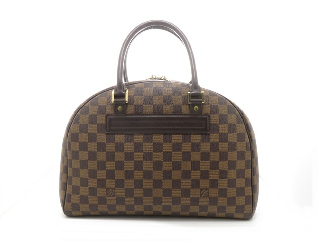 LOUIS VUITTON ルイ・ヴィトン 御徒面子 ノリータ ダミエ N41455 トートバッグ ダミエキャンバス 赤銅色 レディース【中古】437