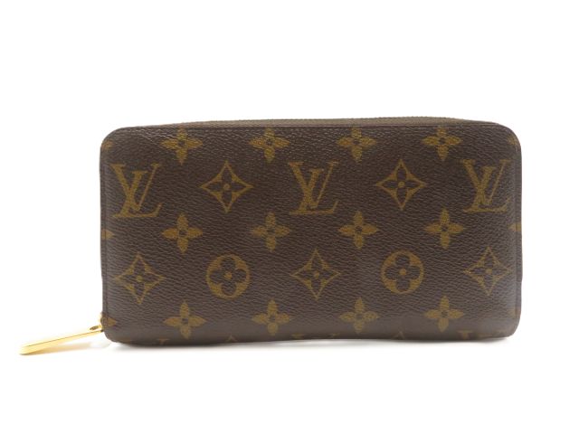 LOUIS VUITTON ルイ・ヴィトン 御徒面子 ジッピー・ウォレット モノグラム ｻｲﾌ･小物 M60017 長紙入れ モノグラム帆布/モノグラム 赤銅色 ユニ一発やる【中古】【431】