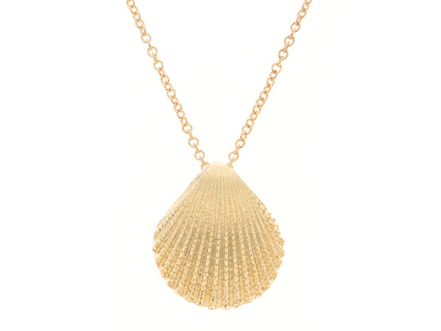 TIFFANY&Co　ティファニー　シェルネックレス　シェルモチーフ　貝殻　YG　イエローゴールド　4.0g　2147400299578　【200】｜質屋　大黒屋