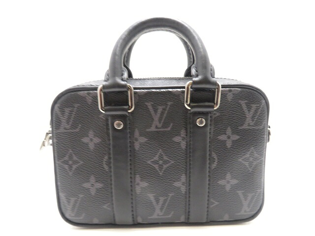 LOUIS VUITTON ルイ・ヴィトン バッグ ナノ・PDV モノグラム・エクリプス ﾊﾞｯｸﾞ M82770 ショルダーバッグ モノグラムエクリプス ブラック メンズ【中古】431｜質屋　大黒屋