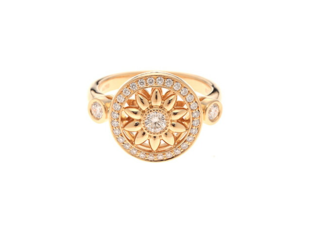 HARRY WINSTON ハリーウィンストン ジュエリー ウィンストンゲートリング K18YG/K18イエローゴールド ダイヤモンド 7.1g 10号 FRDYRD1MWG レディース【中古】|質屋 大黒屋