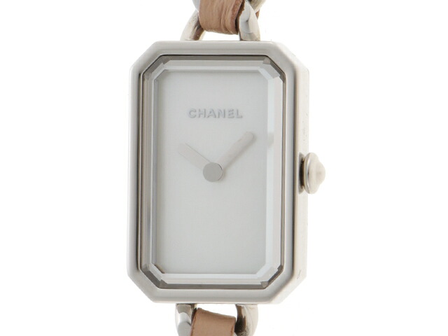 CHANEL シャネル プルミエールロック H4312 ホワイトシェル 腕時計 ステンレススチール/レザー レディース クオーツ 2148103738654 【中古】200｜質屋　大黒屋