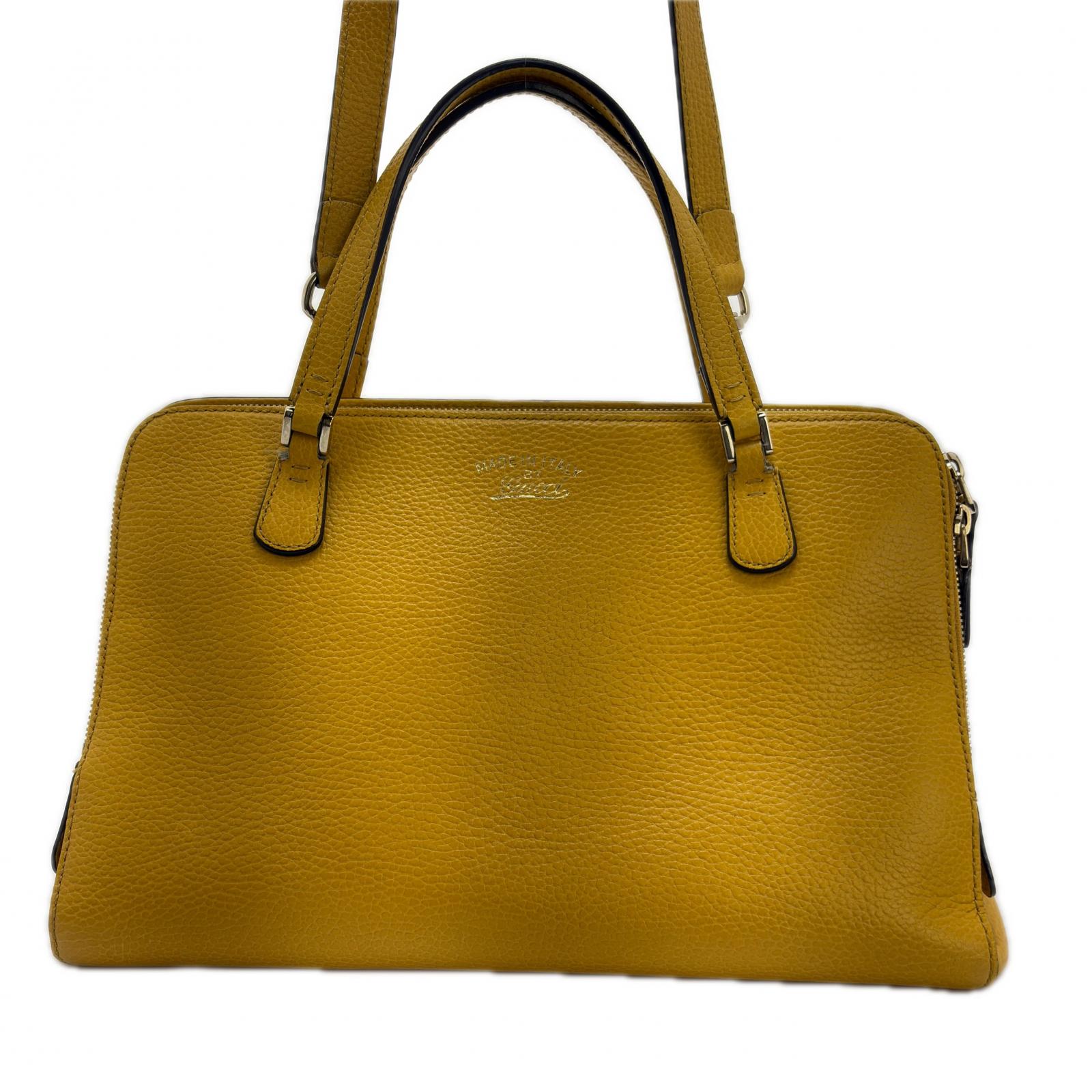 GUCCI グッチ バッグ スウィング 2WAYバッグ イエロー レザー 377772 レディース 2148104138750【中古】【200】|質屋 大黒屋
