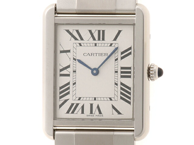 CARTIER カルティエ ウォッチ タンク・ソロLM 時計 W5200014 腕時計 ステンレススチール ユニセックス【中古】460｜質屋　大黒屋