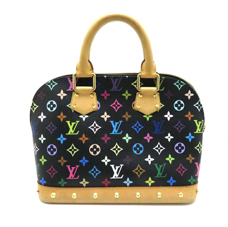 LOUIS VUITTON ルイ・ヴィトン バッグ アルマ マルチカラー ノワール【205】 M92646 ハンドバッグ モノグラムキャンバス/ヌメ革 マルチ レディース【中古】｜質屋　大黒屋
