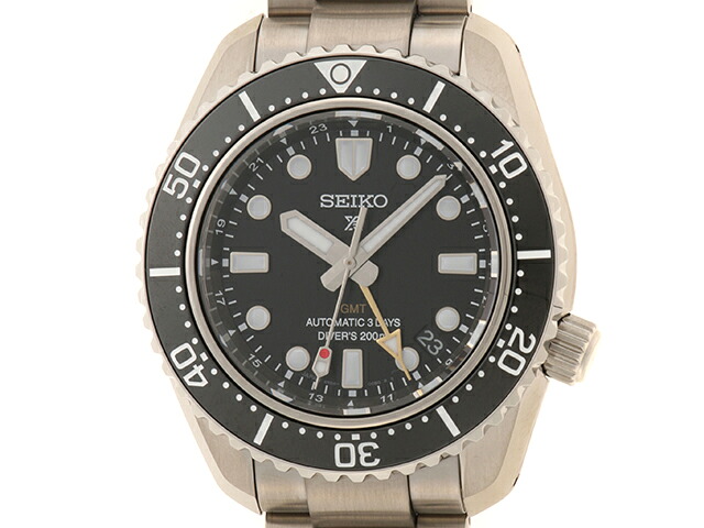 SEIKO セイコー プロスペックス ダイバー スキューバ 1968ヘリテージGMT SBEJ011 腕時計 ステンレス/セラミック ブラック文字盤 自動巻き 2026年正規品【中古】472|質屋 大黒屋