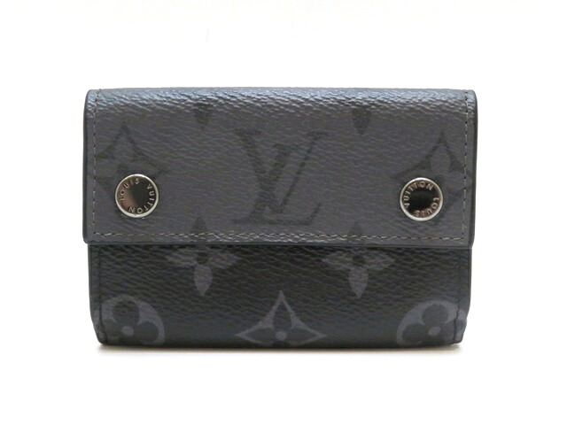 LOUIS VUITTON　ルイ・ヴィトン　ディスカバリーコンパクトウォレット　モノグラム・エクリプスリバース　三つ折り財布　M45417【中古】430｜質屋　大黒屋