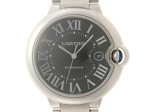 CARTIER カルティエ ウォッチ バロンブルーLM 時計 W6920042 腕時計 ステンレススチール ブラック 自動巻き メンズ【中古】｜質屋　大黒屋 336,798円