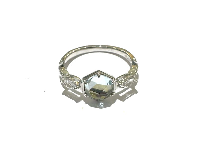 JEWELRY　ジュエリー　貴金属･宝石　リング・指輪　K10WGホワイトゴールド　イロイシ　2.0g　9号 【中古】【432】｜質屋　大黒屋