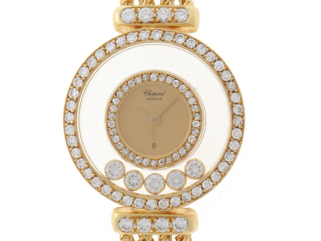 Chopard【ショパール】 20/4012 ウォッチ ハッピーダイヤモンド Dベゼル/ムーブ5PD 時計｜質屋　大黒屋