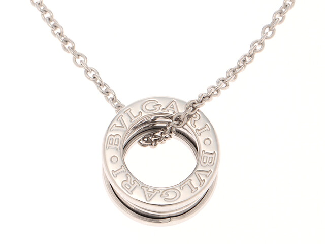 BVLGARI ブルガリ ジュエリー B-zero1NC/WG/11.6g 貴金属･宝石 ネックレス K18ホワイトゴールド K18WG シルバー レディース【中古】433｜質屋　大黒屋 189,420円