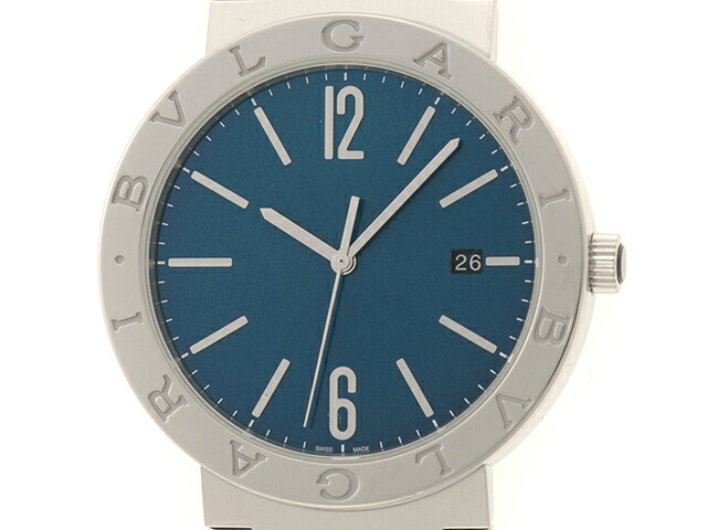 BVLGARI ブルガリ ウォッチ ブルガリ ブルガリ 時計 103720/BB41S 腕時計 ステンレススチール ブルー ブルー メンズ【中古】431|質屋 大黒屋