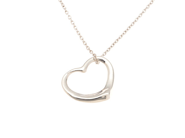 TIFFANY&Co. ティファニー オープンハートネックレス ペンダント SV シルバー エルサペレッティ 4.1g 2120000376405 【200】|質屋 大黒屋