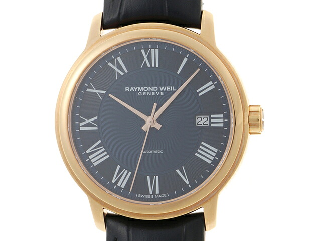 RAYMOND WEIL マエストロ 2237-PC5-00508 腕時計 ステンレススチール/カーフスキン ブルー文字盤 自動巻き メンズ【中古】472|質屋 大黒屋