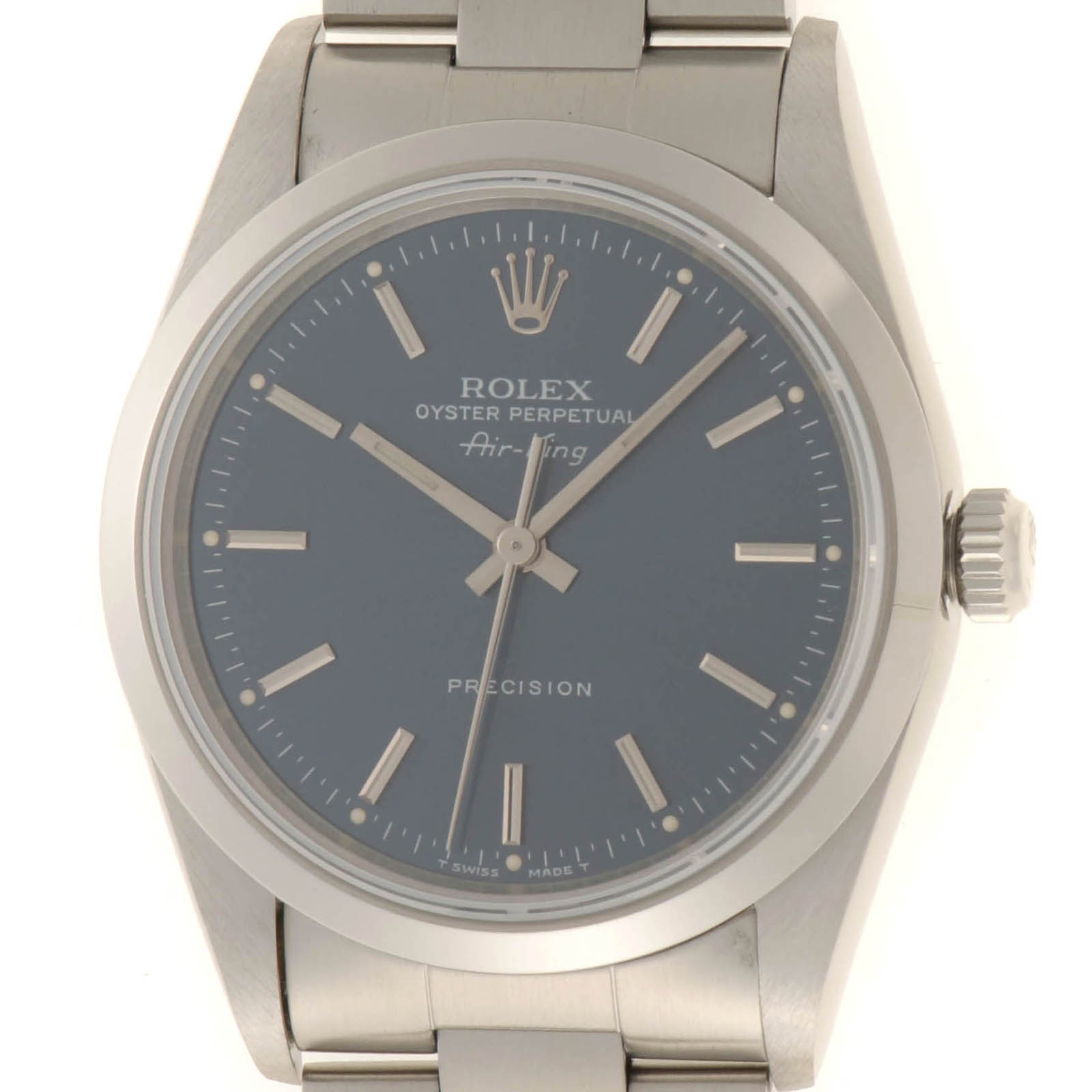 ROLEX ロレックス エアキング 14000 腕時計 ステンレススチール ブルー メンズ【中古】431｜質屋　大黒屋