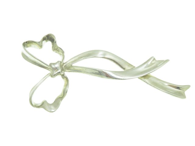TIFFANY&Co. ティファニー リボンブローチ/SV/18.1g ブローチ シルバー SV シルバー レディース【中古】【431】｜質屋　大黒屋