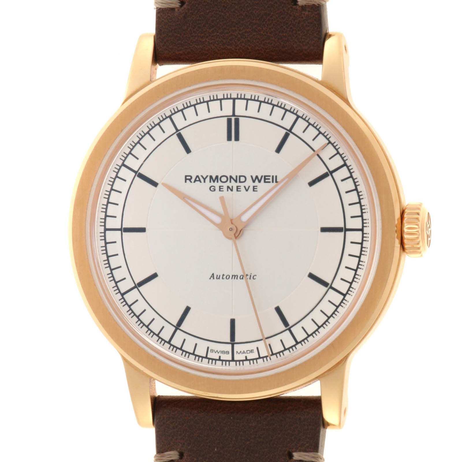 RAYMOND WEIL レイモンド・ウェイル Millesime 2925ーPC5ー6500 自動巻き PGP シルバー文字盤【中古】【430】2148104168702|質屋 大黒屋