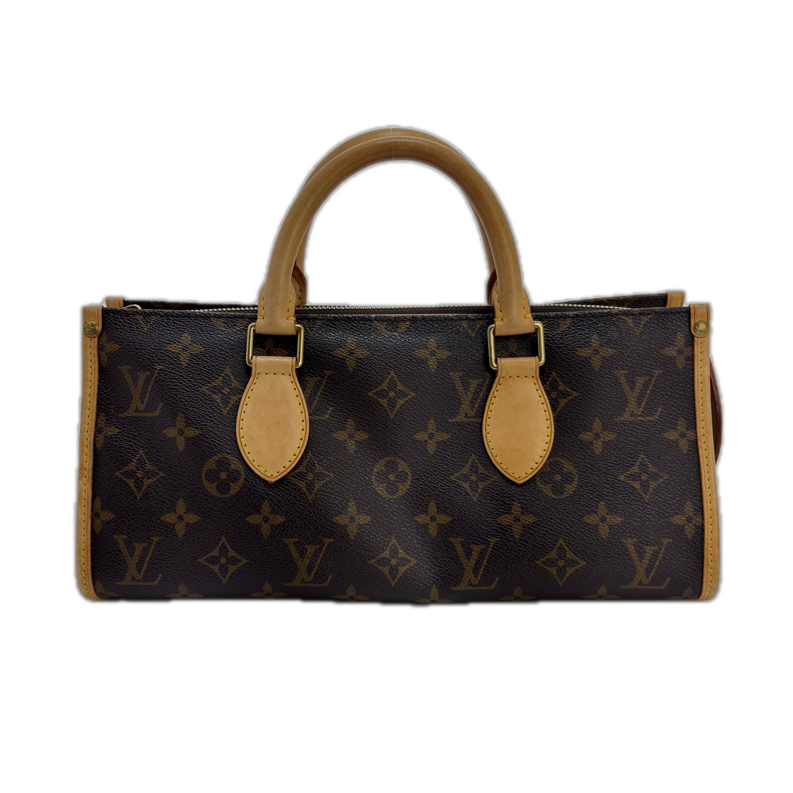 LOUIS VUITTON ルイヴィトン ポパンクール モノグラム M40009 ハンドバッグ レザー ブラウン レディース【中古】【200】｜質屋　大黒屋