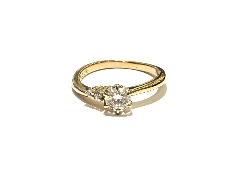 ringram　リングラム　リング・指輪　K18PGピンクゴールド　ダイヤモンドD0.26ct/D0.02ct　2.1g　7号 レディース【中古】【432】｜質屋　大黒屋