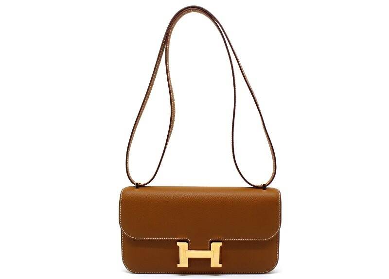 HERMES エルメス コンスタンス エラン ショルダーバッグ ヴォーエプソン/GP ゴールド【200】【中古】|質屋 大黒屋