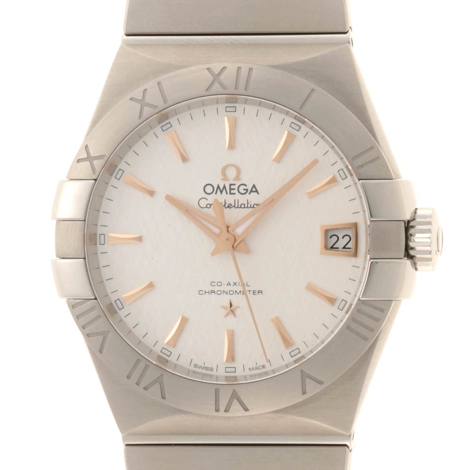 OMEGA オメガ コンステレーション コーアクシャル 123.10.38.21.02.002 腕時計 ステンレススチール シルバー 自動巻き メンズ【中古】｜質屋　大黒屋