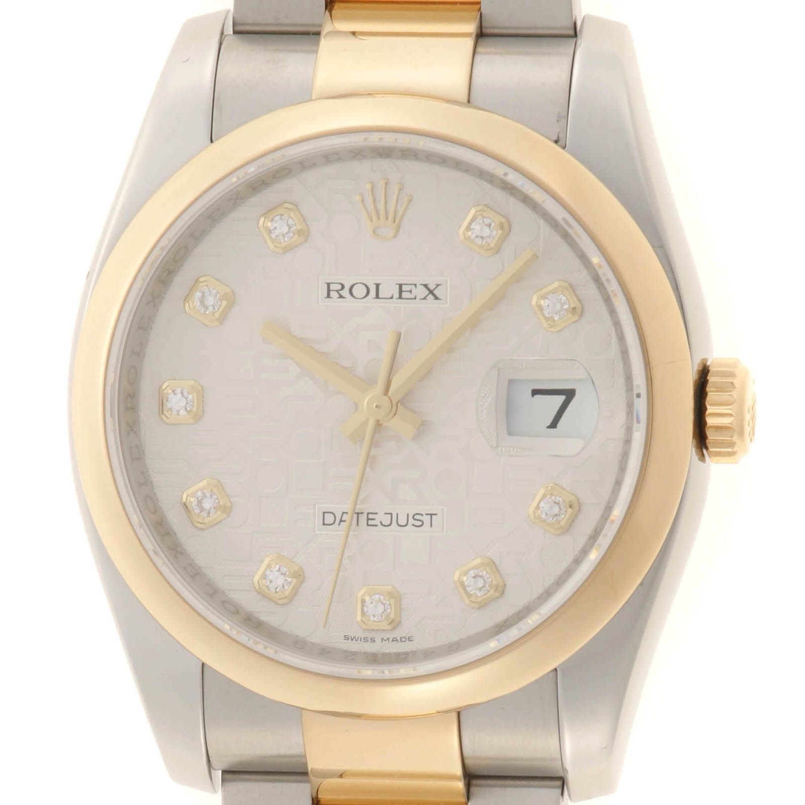 ROLEX ロレックス デイトジャスト 新10PD 116203G SS/YG 自動巻き シルバーホリコン/新10PD文字盤 メンズ【432】【2148104133687】｜質屋　大黒屋