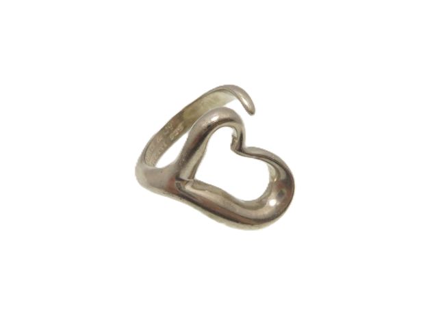 TIFFANY&Co. ティファニー オープンハートR/SV/6.5g/#10 リング・指輪 シルバー SV 10号 シルバー レディース【中古】431｜質屋　大黒屋