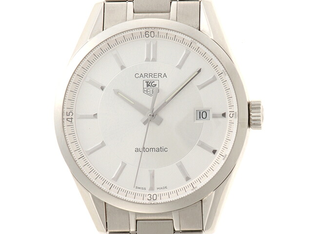 TAG HEUER タグホイヤー カレラ WV211A3 腕時計 ステンレス シルバー文字盤 自動巻き メンズ【中古】472|質屋 大黒屋