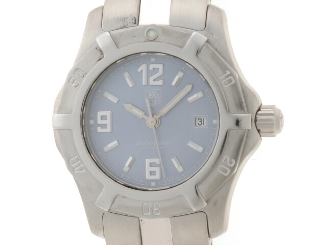 TAG HEUER タグホイヤー 2000エクスクルーシブ WN1318.BA0333 腕時計 ステンレスクオーツ ブルーシェル文字盤 レディース【中古】460｜質屋　大黒屋