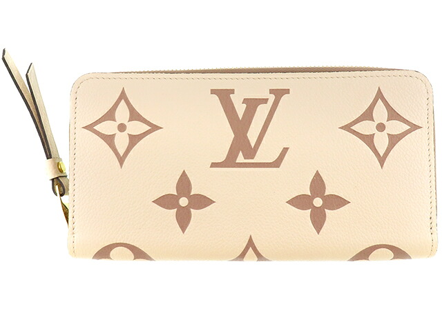 LOUIS VUITTON ルイ・ヴィトン ジッピー・ウォレット バイカラーモノグラム・アンプラント M80116 クレーム/ボワドローズ レディース長財布 207【中古】2148104167927｜質屋　大黒屋