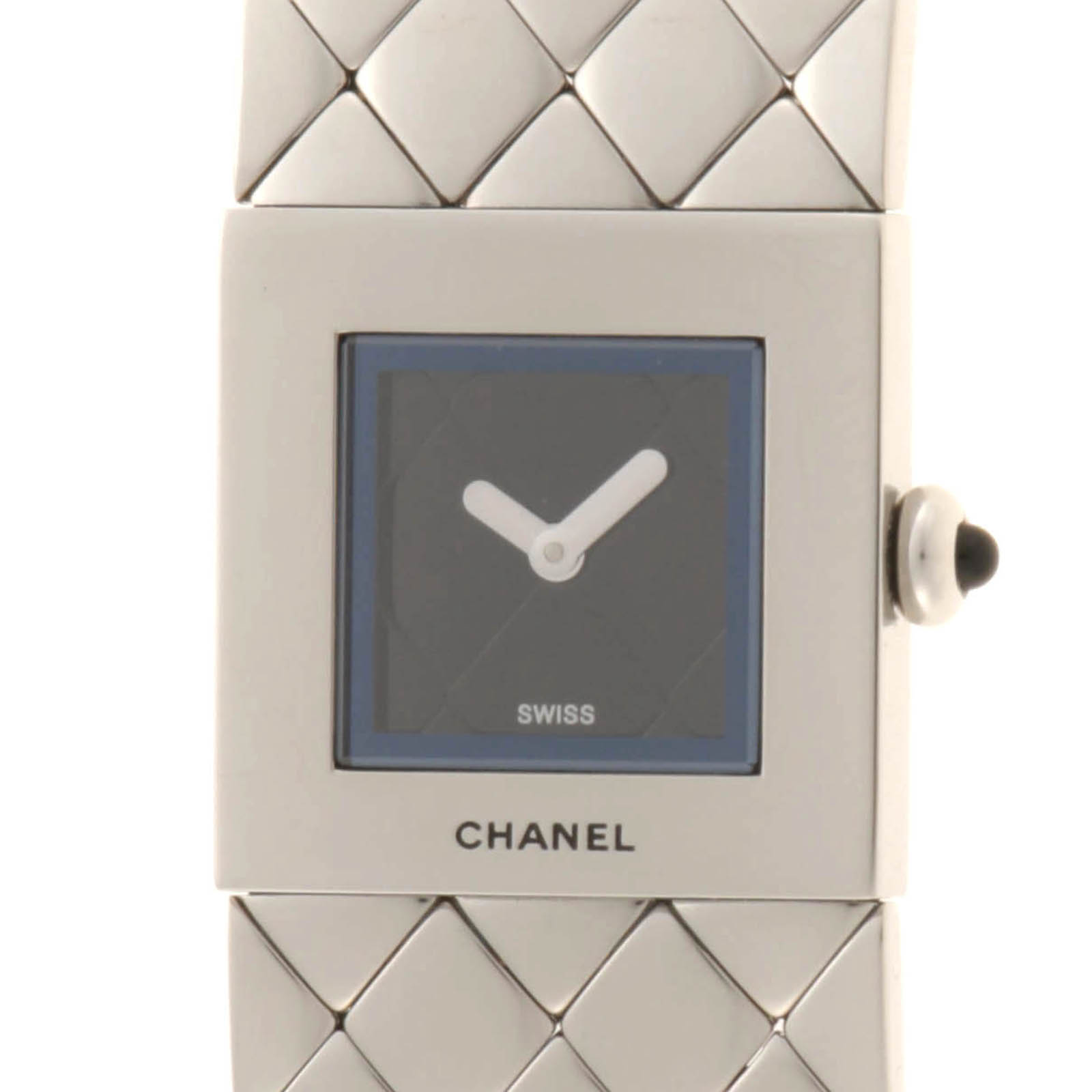 CHANEL シャネル マトラッセ H0009 腕時計 ステンレス ブラック クオーツ ブラック文字盤 レディース【中古】436|質屋 大黒屋