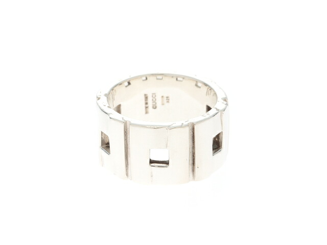GUCCI グッチ モダニストR/SV/15.3g/#17.5 リング・指輪 シルバー925 SV925 17.5号 シルバー メンズ【中古】433｜質屋　大黒屋
