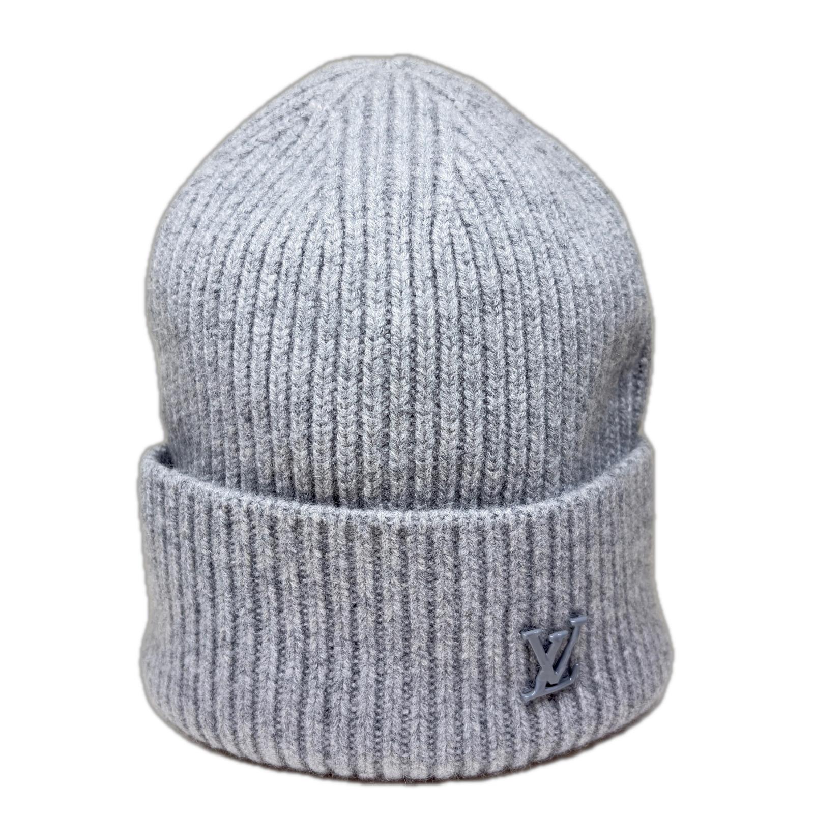 LOUIS VUITTON ルイ・ヴィトン ビーニー・LVアヘッド ニットキャップ MP3248 カシミヤ グレー 【中古】【200】|質屋 大黒屋
