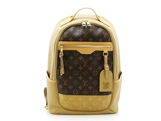 LOUIS VUITTON ルイ・ヴィトン アウトドア・バックパック M12624 リュック・デイパック モノグラムキャンバス/レザー/スエード ブラウン メンズ【中古】473|質屋 大黒屋