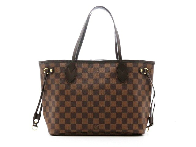 LOUIS VUITTON ルイ・ヴィトン ネヴァーフルPM 旧型 N51109 トートバッグ ダミエキャンバス/レザー ブラウン レディース【中古】473|質屋 大黒屋