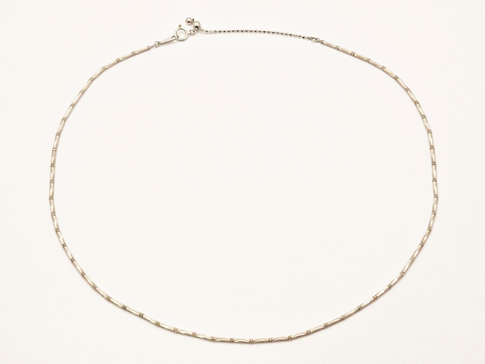 JEWELRY ジュエリー K18WG/5.5g ネックレス K18ホワイトゴールド K18WG シルバー レディース【中古】471|質屋 大黒屋