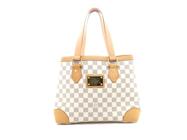 LOUIS VUITTON ルイ・ヴィトン バッグ ハムステッドPM ダミエ・アズール N51207 ダミエアズールキャンバス ホワイト レディース【中古】437｜質屋　大黒屋