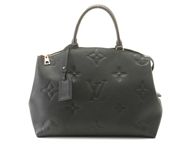 LOUIS VUITTON ルイ・ヴィトン グラン・パレMM M45811 トートバッグ モノグラムアンプラント ノワール レディース【中古】460｜質屋　大黒屋