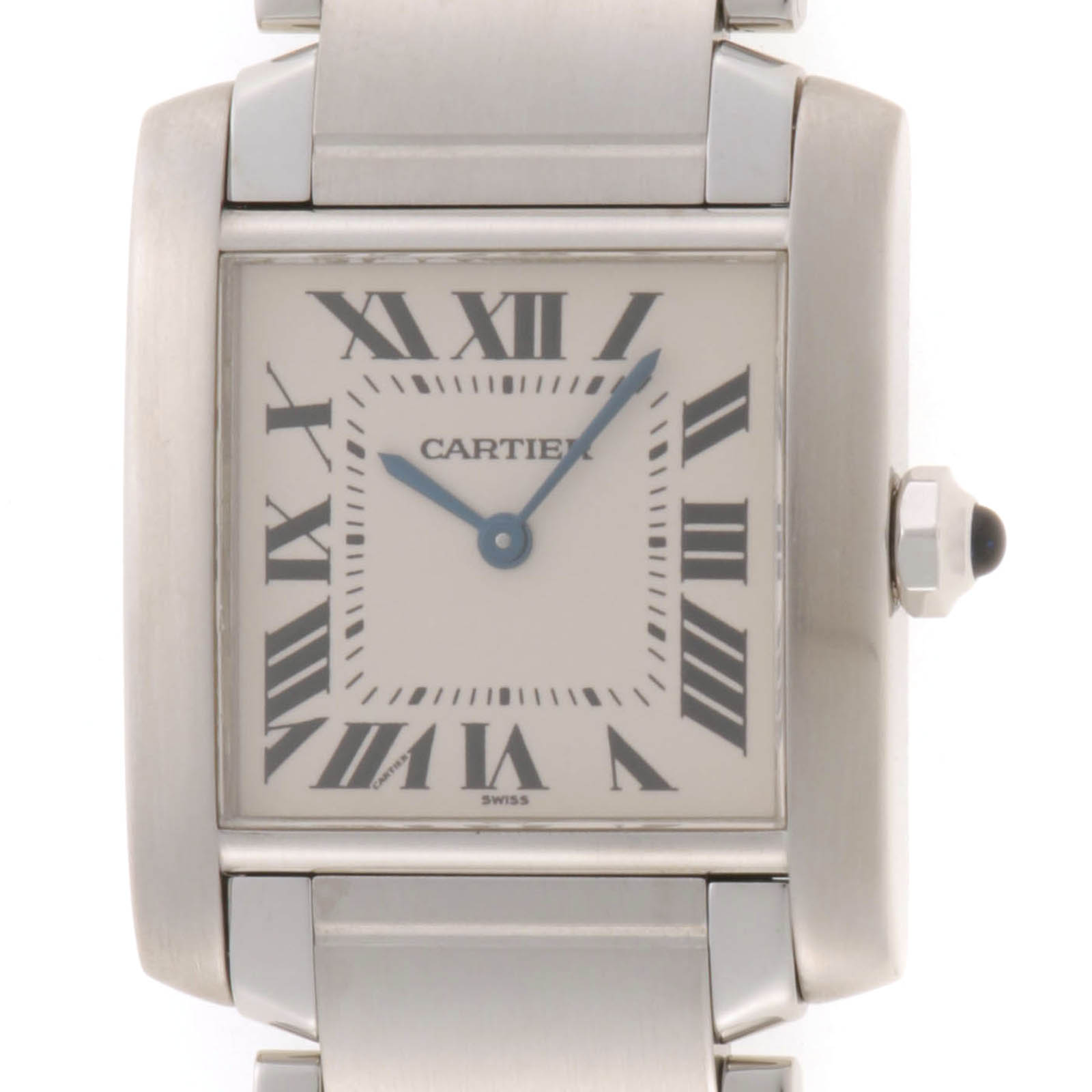 CARTIER カルティエ タンクフランセーズMM W51003Q3 腕時計 スティール アイボリー文字盤 クオーツ レディース【中古】472｜質屋　大黒屋