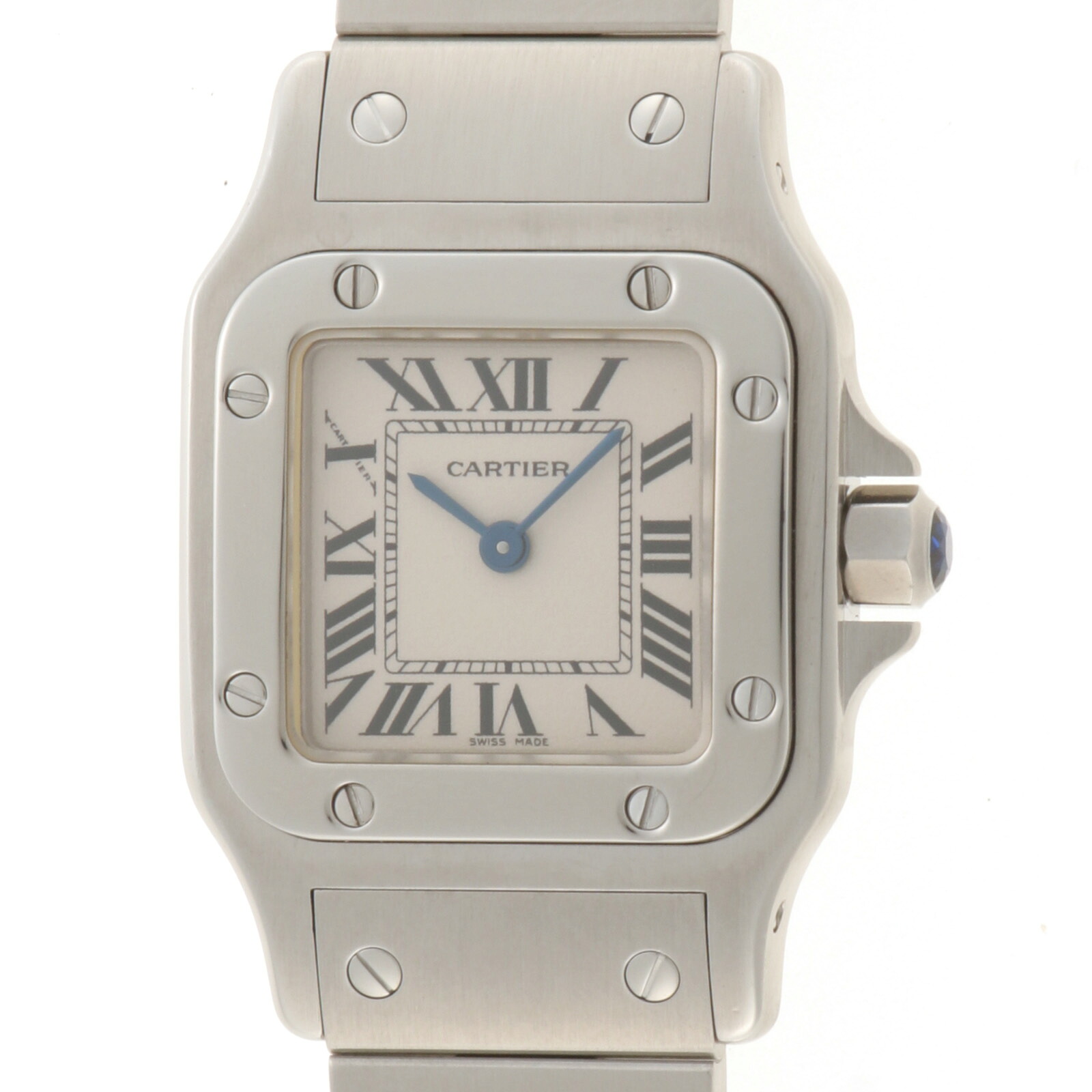 CARTIER カルティエ サントス ガルベ SM W20056D6 腕時計 ステンレススチール シルバー クオーツ レディース【中古】｜質屋　大黒屋