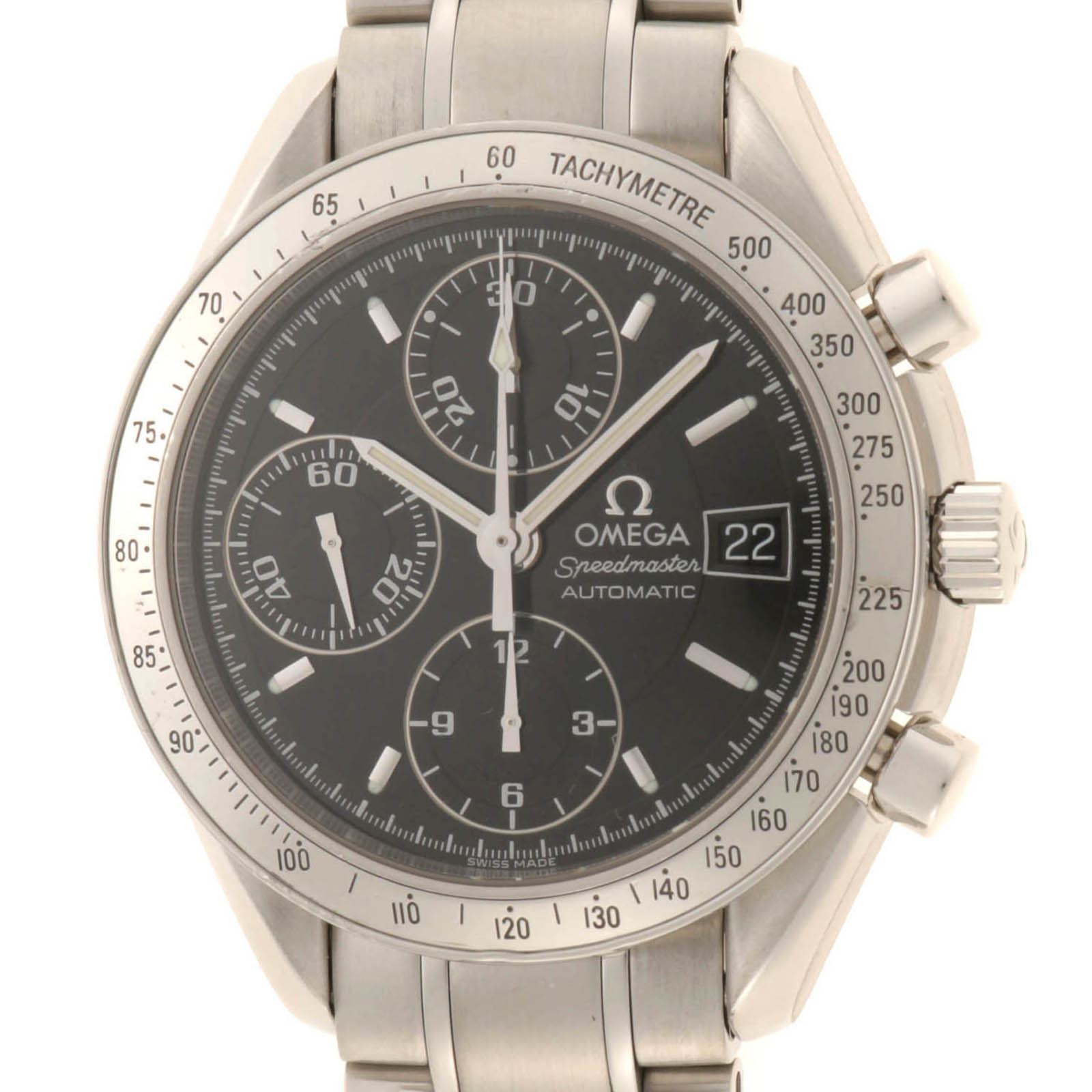 OMEGA オメガ スピードマスター デイト 3513.50.00 腕時計 ステンレススチール ブラック文字盤 自動巻き メンズ【中古】472|質屋 大黒屋