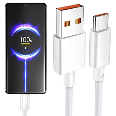 【楽天市場】USB Type-C ケーブル 2M 120W xiaomi用急速充電ケーブル 6A 約15で80%充電 For xiaomi ...