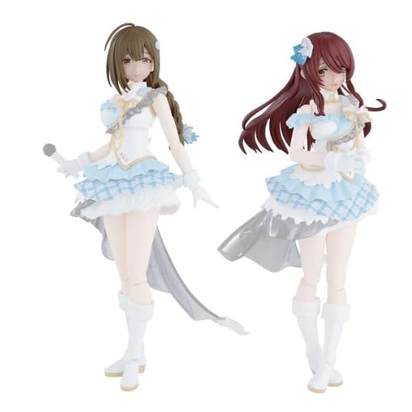 30MS アイドルマスターシャイニーカラーズ オプションヘアスタイル&フェイスパーツセット(大崎甜花/桑山千雪) 色分け済みプラモデル画像