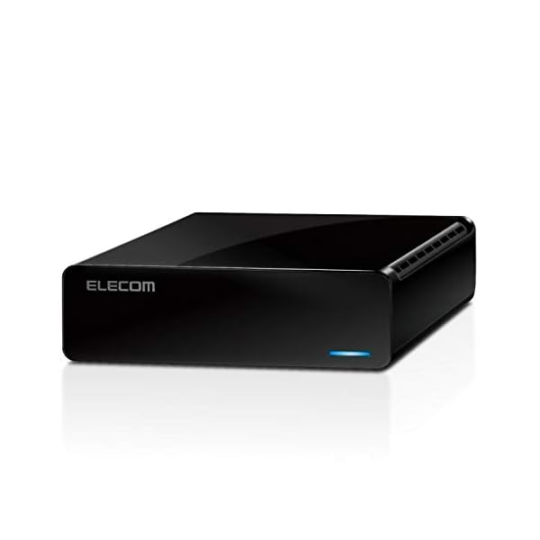 外付けハードディスク 2TB USB3.2(Gen1) テレビ録画/パソコン対応 静音ファンレス設計 ELD-FTV020UBK