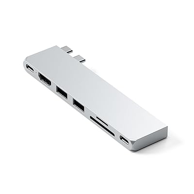 USB C ハブ スリム (シルバー) 7 in 2 Pro 多機能USB4ポート 4K 60Hz 出力 USB3.2 Gen 2 SD/MicroSDカードリーダー 100W PD充電 USB-A 10Gbps高速転送 USB-Cデータポート, U