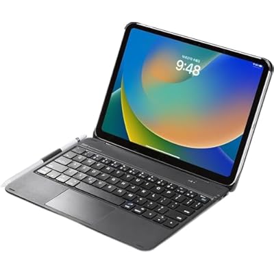10.9インチiPad専用ケース付きキーボード タッチパッド内蔵 SKB-BTIPAD3BK