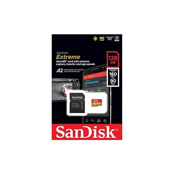 microSDXC 128GB サンディスク Extreme UHS-1 U3 V30 4K Ultra HD A2対応｜ダイコク屋本店店 10,848円