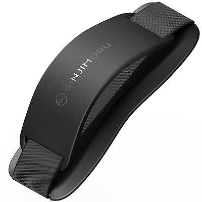 スマホスタンドグリップ、薄型シリコン携帯スタンド付きスマホホルダ 落下防止 片手操作 iPhone Android 携帯電話対応 スマホ固定ストラップバンド。Sinji Grip Silicone ブラック。画像